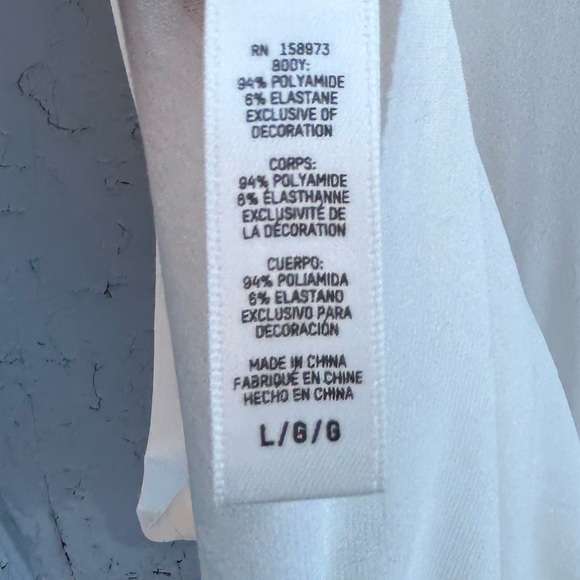 Skims Sheer Cream Maxi Slip, size L - Picture 8 of 9